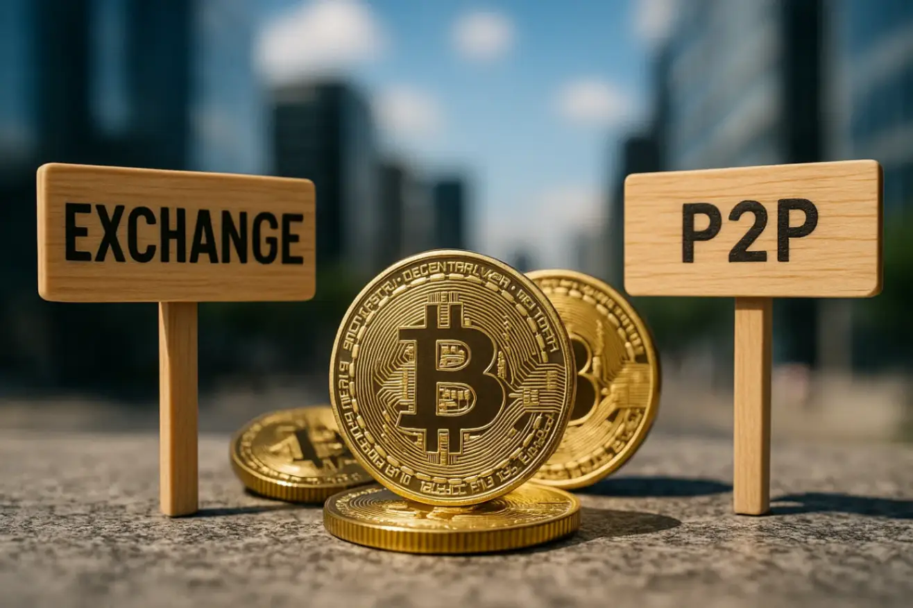 Биржа против P2P: где выгоднее купить криптовалюту в 2025 году