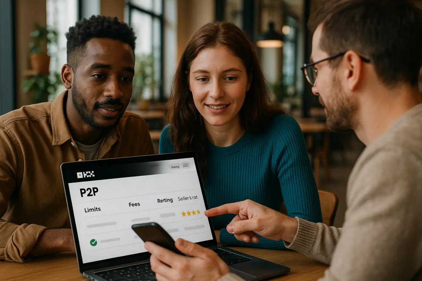 P2P на OKX: лимиты, комиссии, рейтинг продавцов