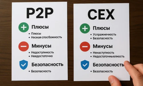 P2P или CEX для новичка: плюсы, минусы, безопасность