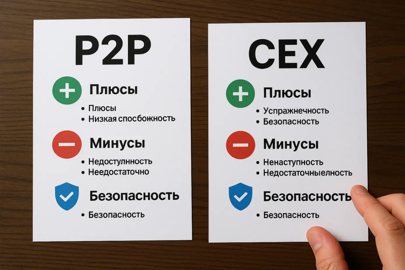 P2P или CEX для новичка: плюсы, минусы, безопасность